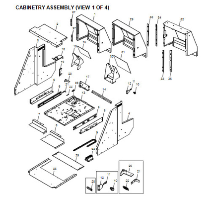 DOR ASSY (STD) - TOP BOX