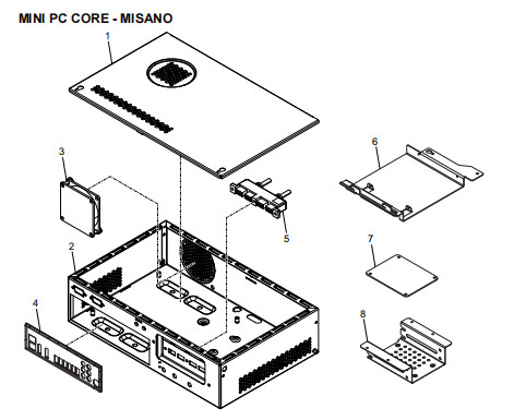 ATM Ricambi NCRMINI PC CORE - MISANO 445-0727528