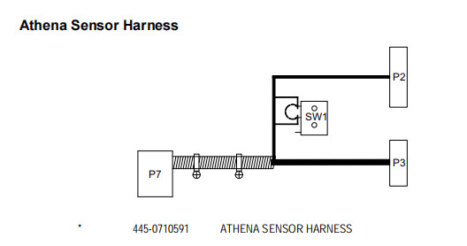 Parti di ricambio ATM NCR Athena Sensor Harness
