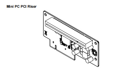 Parti di ricambio ATM NCR 009-0030957 MINI PC PCI RISER