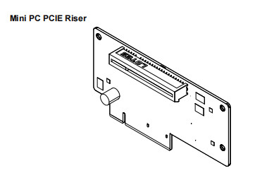 Parti di ricambio ATM NCR 009-0030958 MINI PC PCIE RISER