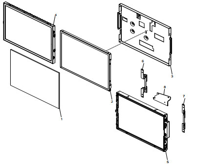 Parti di ricambio ATM 15 INCH Display 009-0031057