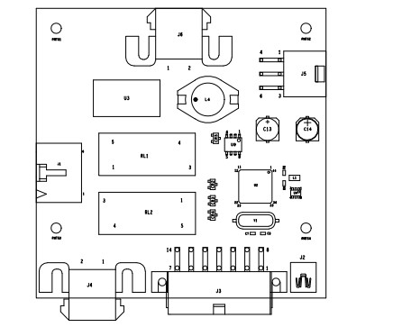 ATM Parti di ricambio SCRITTO PRINTATO SCUBOTI PSU Intel con battito cardiaco PCB assemblaggio 445-0752915
