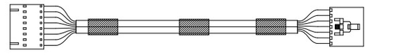 ATM Ricambi 445-0731633 IFD2 CONTROLLO AL INCRUTO DEL LINKER DELL'ELECTRODE, 500 mm