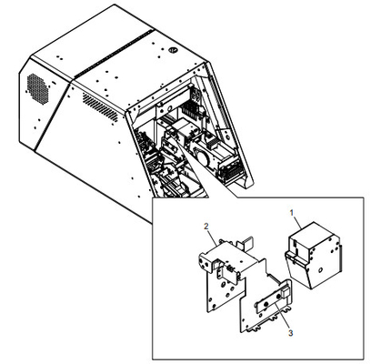 LATCHFAST CARD CAPTURE BIN ASSEMBLE