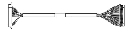 Parti di macchine ATM 445-0743831 LVDS HARNESS, 1200MM