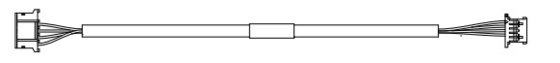 Parti di macchine ATM 445-0743832 LVDS POWER HARNESS, 1200MM