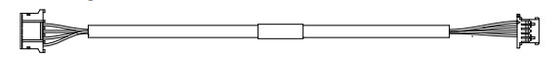 Parti di macchine ATM 445-0751009 LVDS SUNLIGHT POWER HARNESS, 1200MM