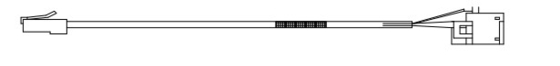 Parti di macchine ATM 445-0670809 MODEM 8 WAY HARNESS