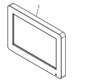 Parti della macchina ATM COMPACT OPERATOR PANEL 445-0753129 Display - 7 pollici COP