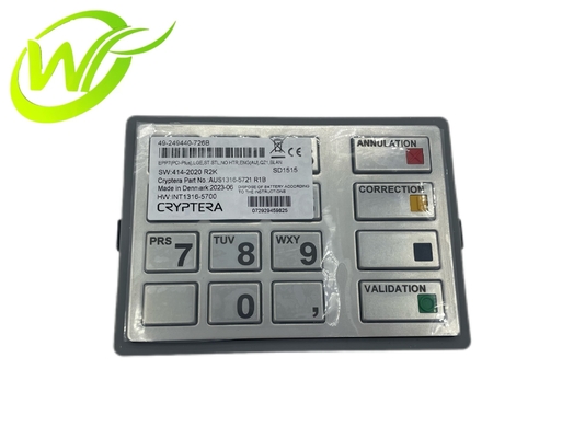Parti di macchine ATM Diebold ATM 49249440726B EPP7 ((BSC),LGE,ST STL,HTR,FRE,QZ1,COMMA,X,I,_,O
