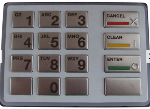 Disposizione 49-249443-707A della tastiera del cash machine di BANCOMAT di Diebold EPP7