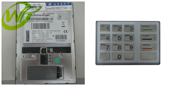 Il BANCOMAT la tastiera 49-216680-717A 49216680717A di Diebold EPP5 dei pezzi meccanici